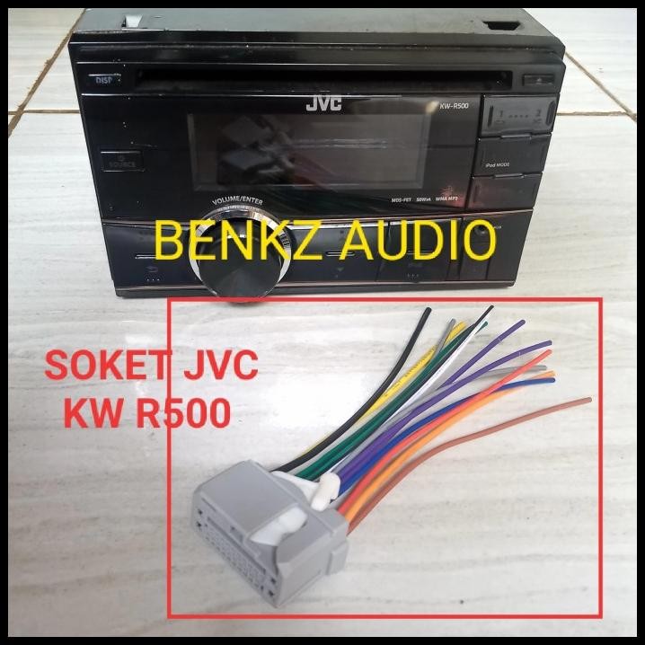 Soket Head Unit Jvc Kwr500 Kabel Socket Tape Mobil Jvc Kwr500