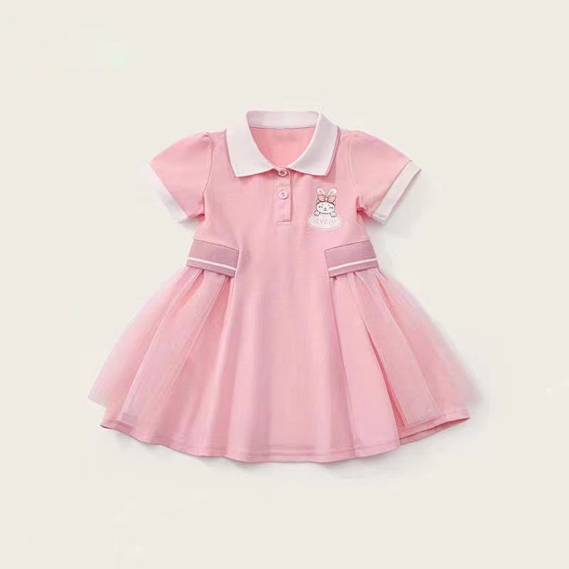 Girls' Preppy Style Sweet Dress