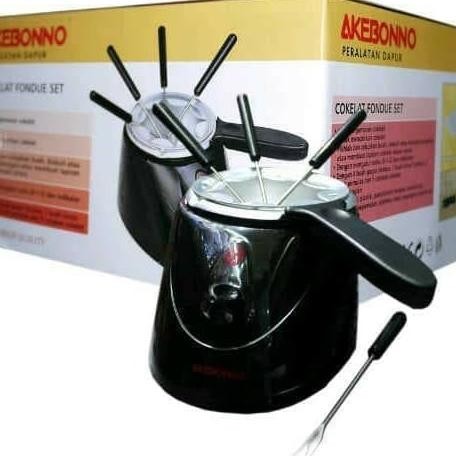 AKEBONO CHOCOLATE FONDUE / POT AIR MANCUR COKLAT