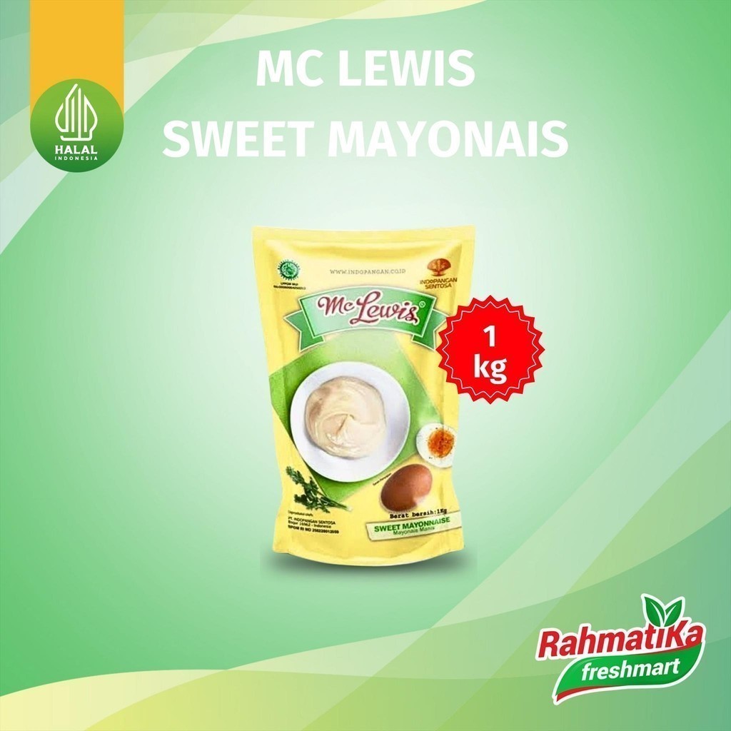 

Mc Lewis Sweet Mayonnaise / Mayonais Manis 1 Kg