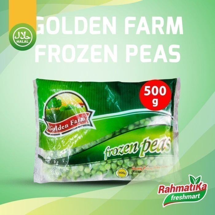 

Golden Farm Green Peas / Kacang Polong Beku 500 gr