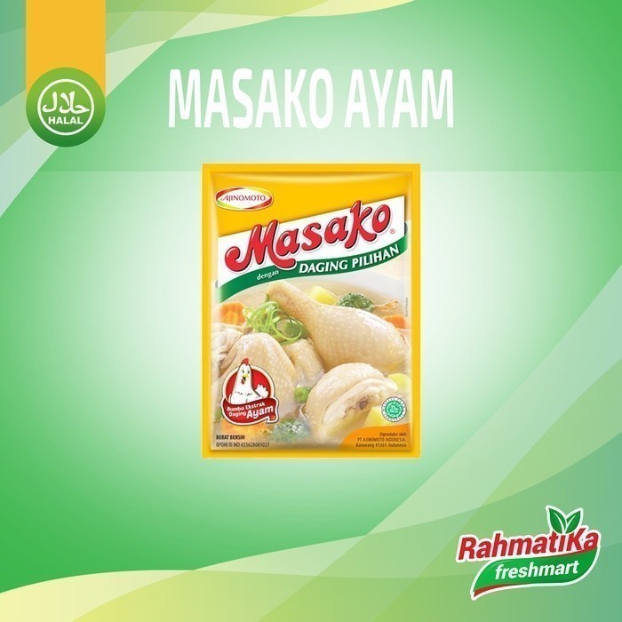 

Masako Ayam / Bumbu Ekstrak Daging Ayam 8.5 gr x 2 Sachet