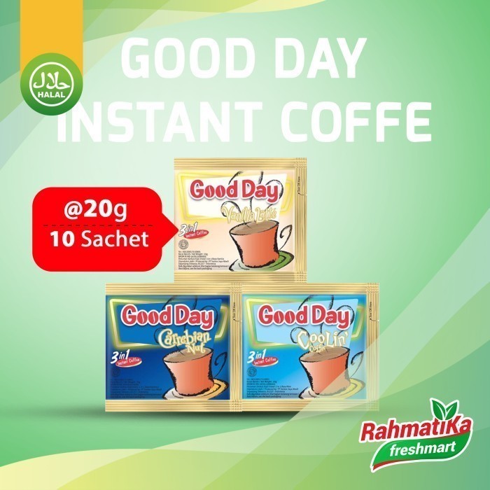 

Good Day 3in1 Instant Coffee (10 sachet X 20 g)