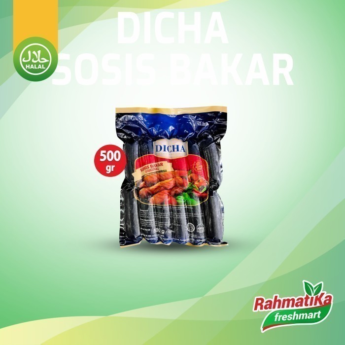 

Dicha Sosis Bakar Original 500 gr Isi 12 Pcs (Frozen)