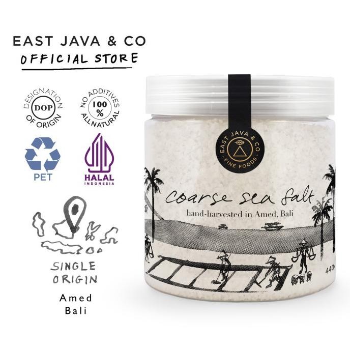 

East Java & Co Amed Sea Salt - 440g (Garam Laut Amed)