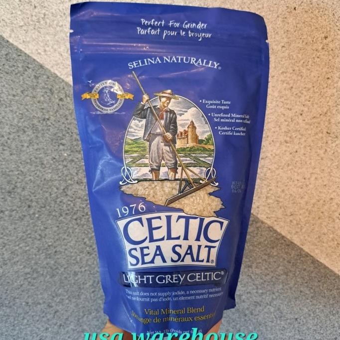 

Celtic Sea Salt Light Grey Celtic Vital Mineral Blend 454 gr garam laut perfect for grinder