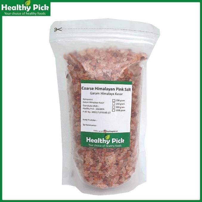 

Himalayan Pink Salt Coarse 1 kg Garam Himalaya Kasar