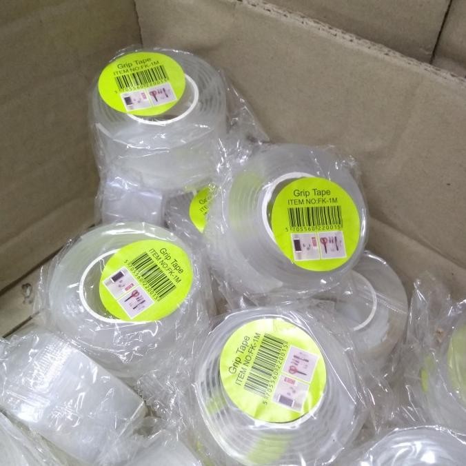

Double Tape/Dobel Tape/Solasi Perekat Bening 24mm x 1m