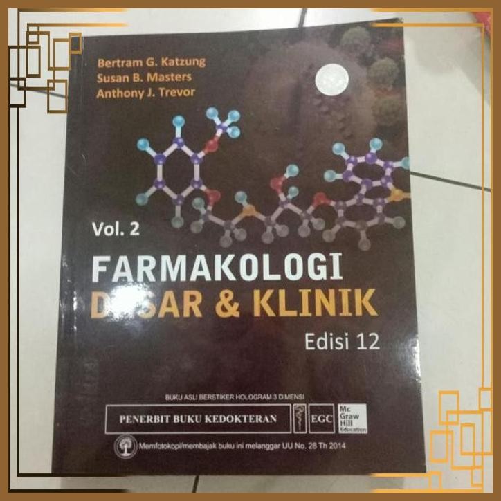 [FYB] original buku farmakologi dasar dan klinik edisi 12 volume 2