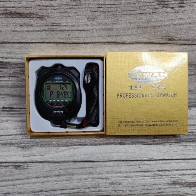 Stopwatch Sewan 60M Memory Sw8 2060 Original Co