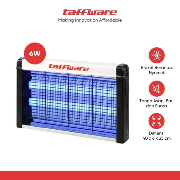 Taffware A-91 Lampu UV Perangkap Nyamuk 20m² Hitam
