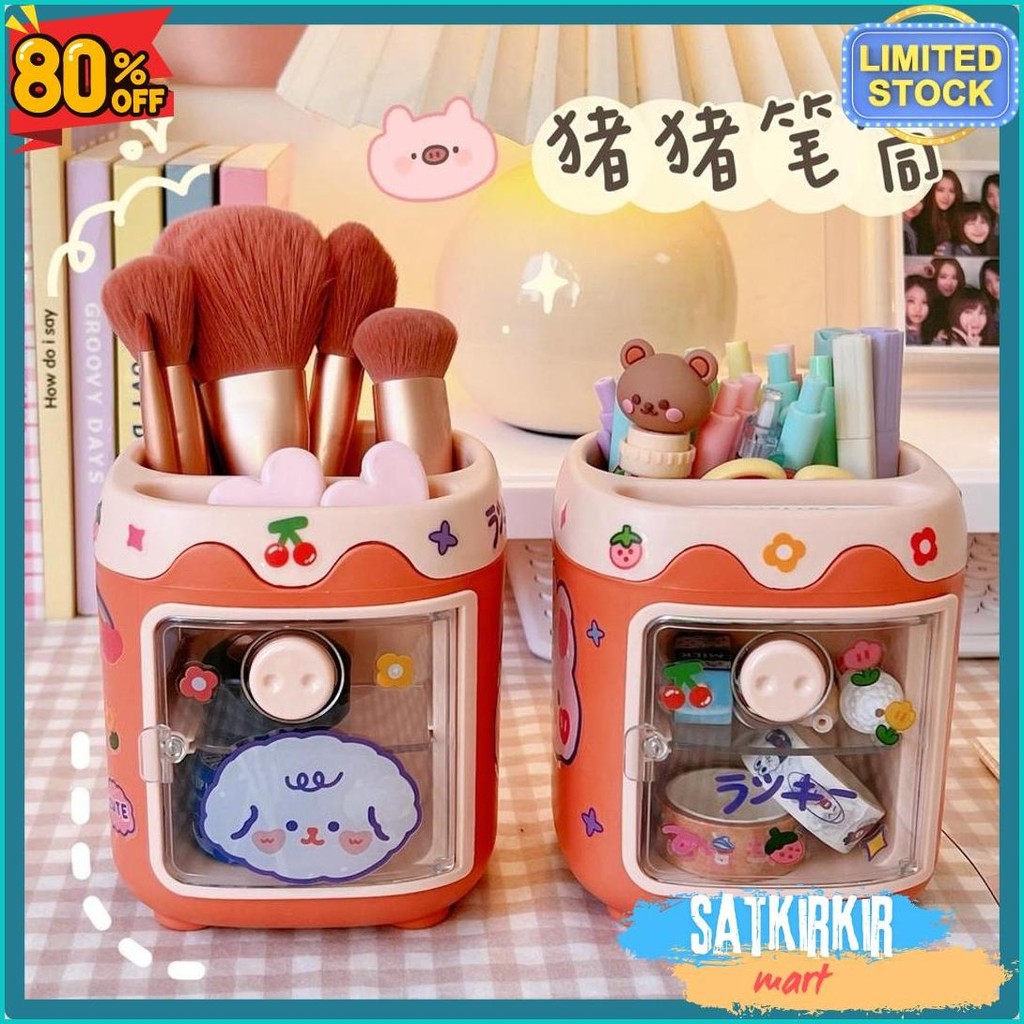 

Modis Multifungsi 2-Tier Laci Kotak Penyimpanan/Multifungsi Lucu Tempat Pena/Kantor Desktop Penyimpanan Pena Case St145 Flash Sale! Diskon Hingga 70%