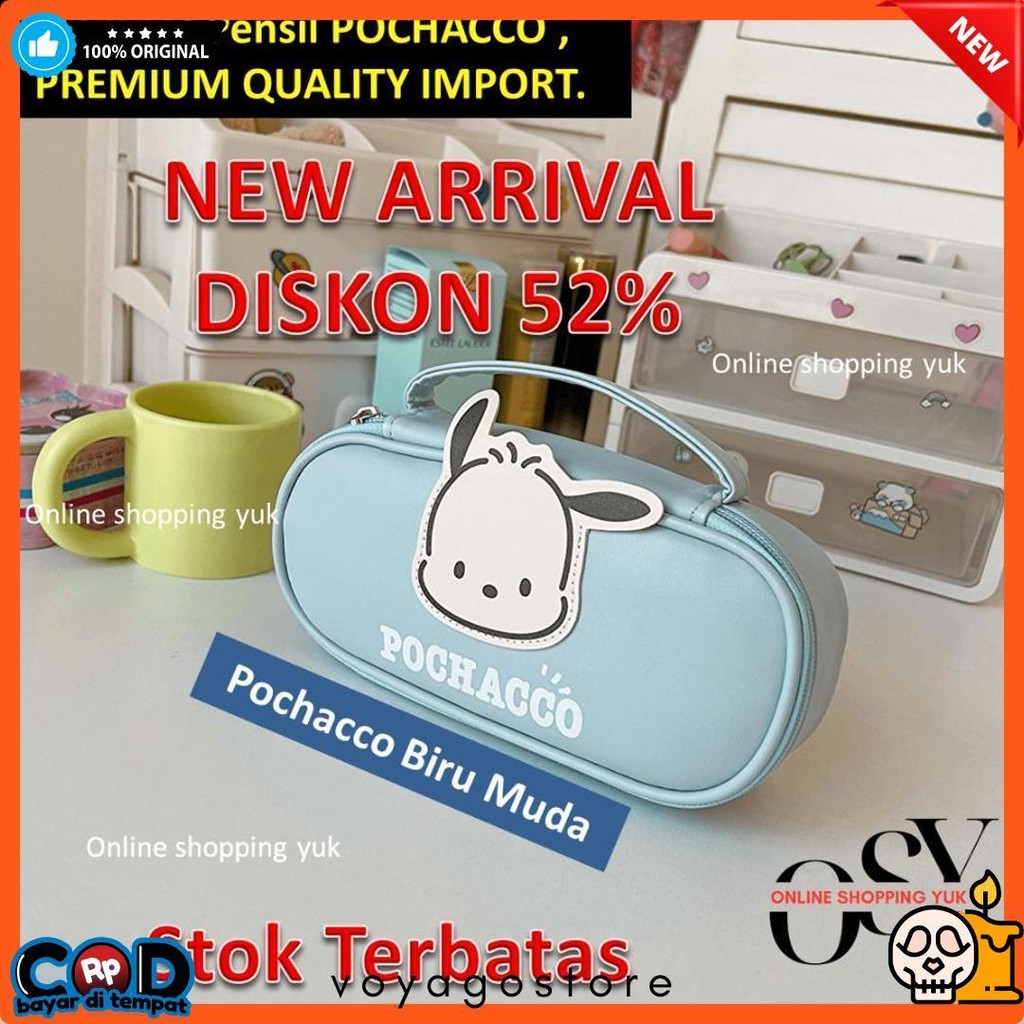 

Tempat Pensil Sanrio , Kotak Pensil Kuromi , Tas Kosmetik , Pouch , Motif Kuromi / Cinnamoroll / My Melody , Import Premium. Online Shopping Yuk. Kapasitas Besar. Bahan Kulit , Kuat & Sangat Cantik Exclusive. Diskon Setengah Harga