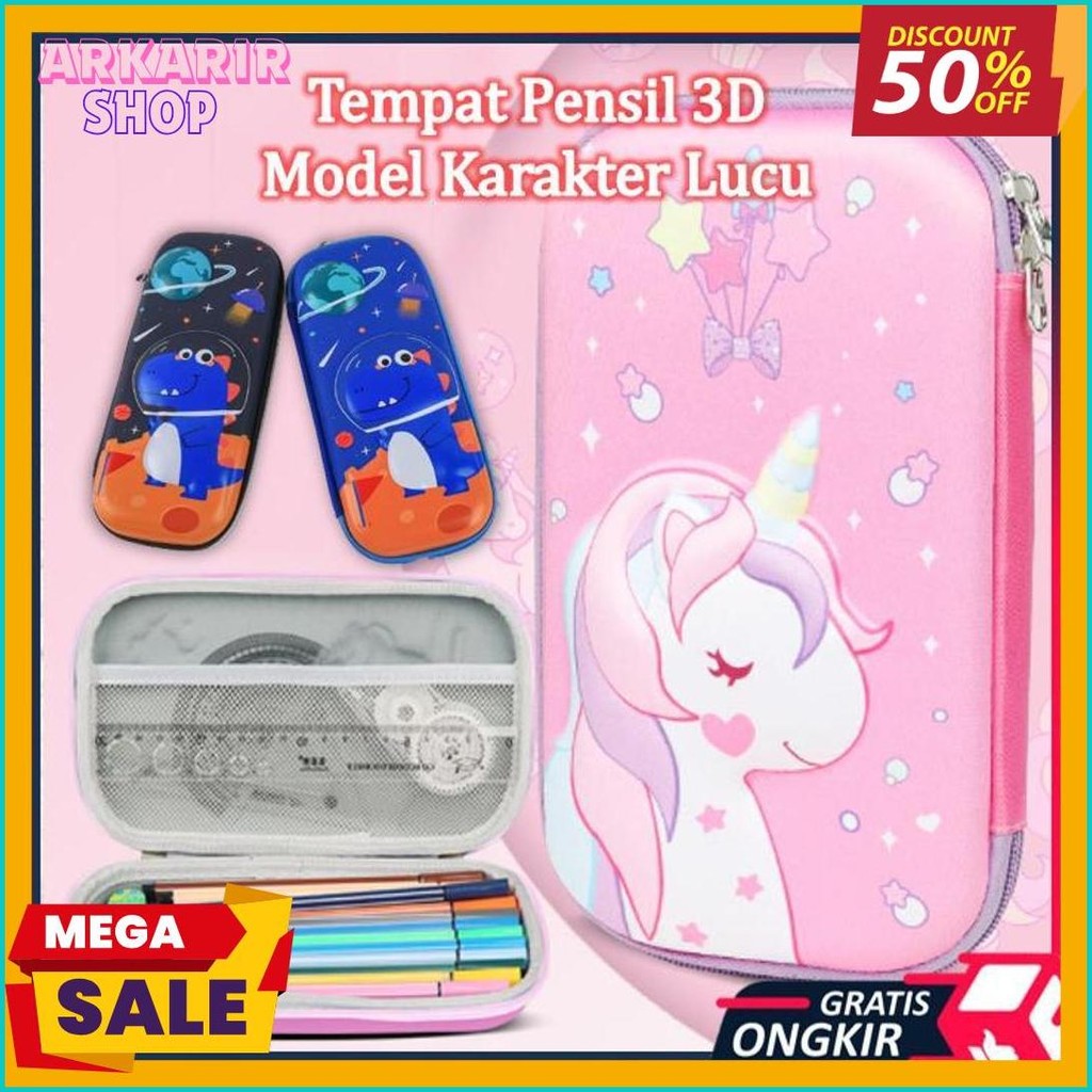 

Gratis Ongkir - S5626 Tempat Pensil 3D Model Terbaru / Kotak Pensil / Tempat Pensil Anak Sekolah 3D Bahan Eva Anti Air Diskon Setengah Harga