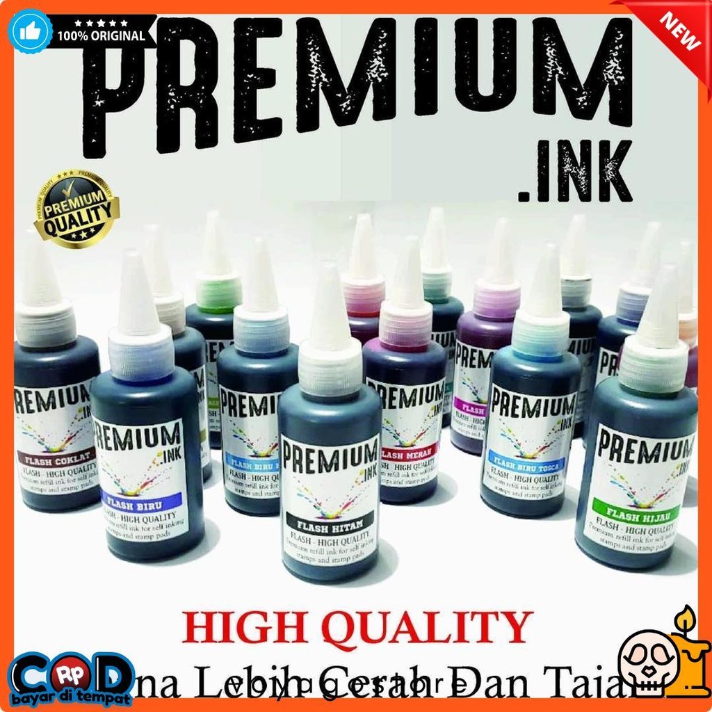 

Tinta Stempel Flash Otomatis 15 Varian Warna Kualitas Premium - Flash Ink Premium - Tinta Flash Refill Isi 100 Ml Terlaris! Produk Ini Banyak Dicari