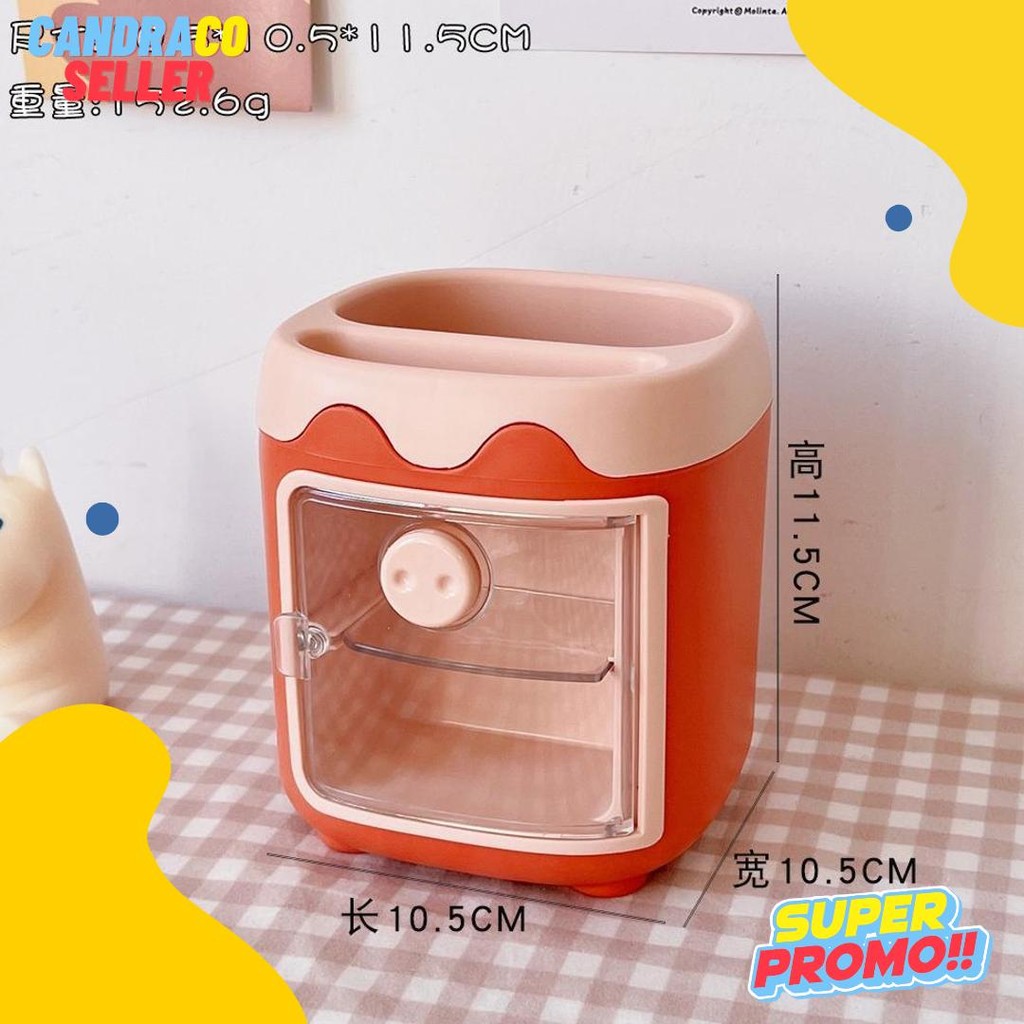 

Modis Multifungsi 2-Tier Laci Kotak Penyimpanan/Multifungsi Lucu Tempat Pena/Kantor Desktop Penyimpanan Pena Case St145 Flash Sale! Diskon Hingga 70%