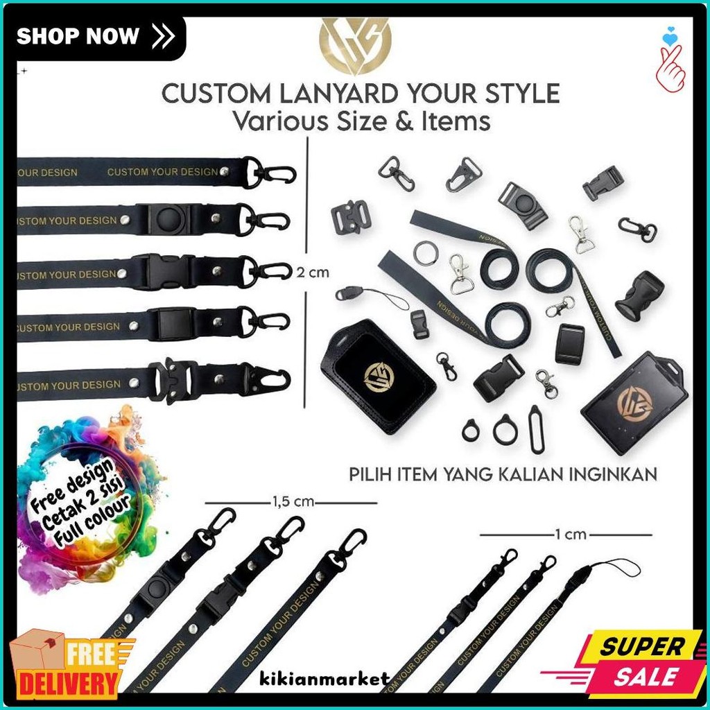 

Lanyard Craft Custom Nama Special Edition Circuit Board V2 Diskon Setengah Harga