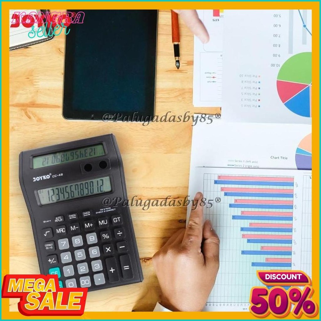 

Kalkulator Joyko Cc-49 12 Digits 2 Display (1 Biji) / Calculator Joyko Cc-49 / Joyko Cc 49 / Cc49 Flash Sale! Diskon Hingga 70%
