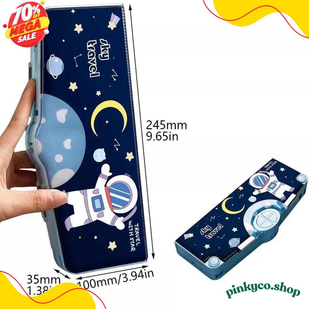 

( Zwq ) K001 Kotak Pensil Multifungsi Motif Kartun Untuk Laki Laki Perempuan / Tempat Pensil Serbaguna Anak Sekolah Tk Sd Diskon