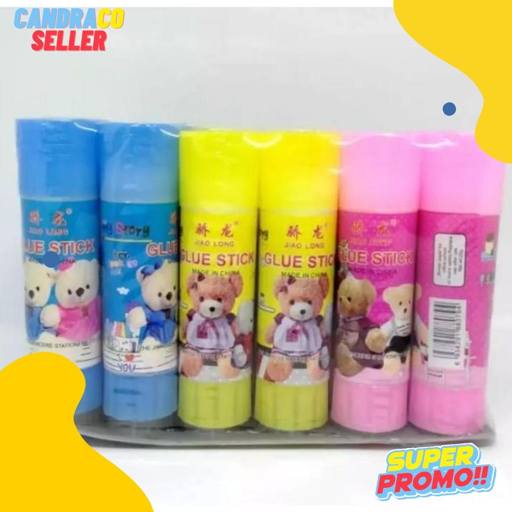 

(24Buah) Lem Stik 10Grm / Glu Stik Kertas Diskon