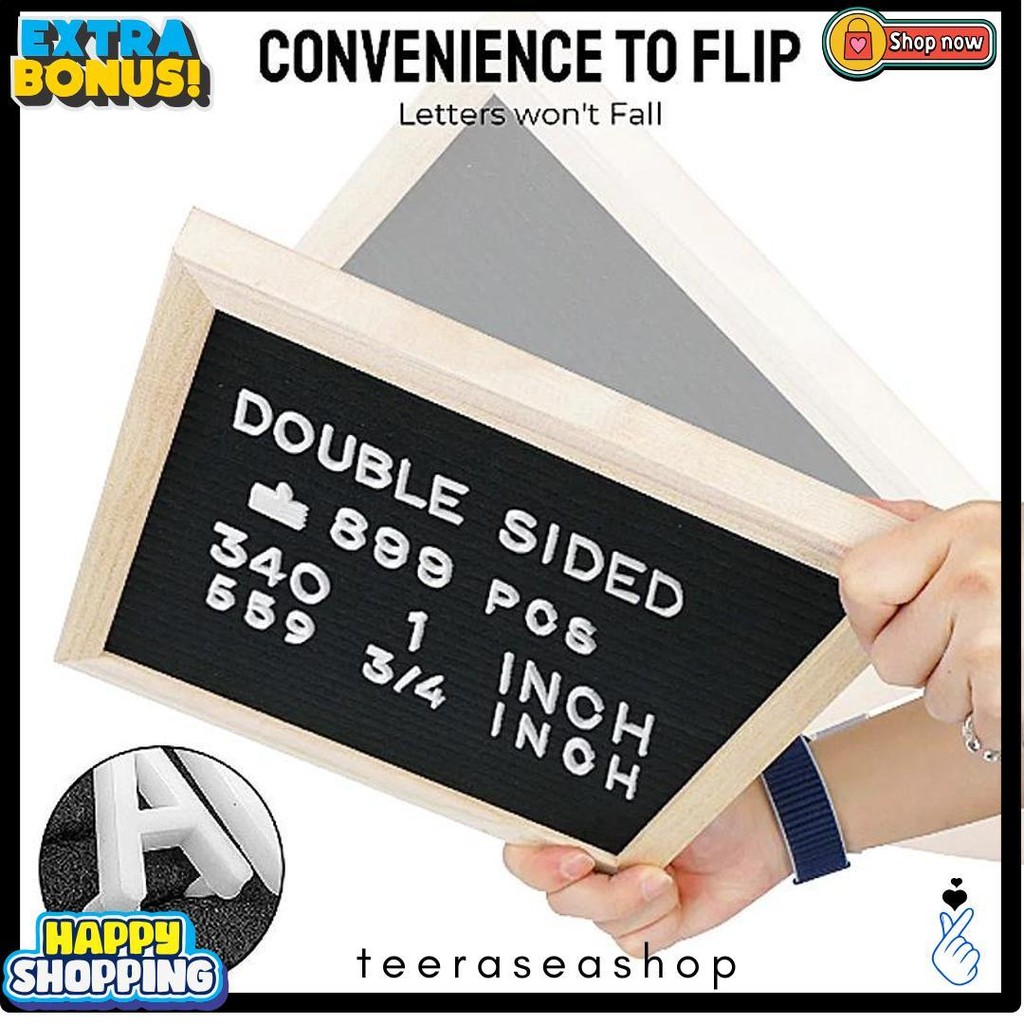 

Letter Board Baby Include Huruf/ Felt Letter Board Set / Letter Board/Papan Nama Bayi /Papan Menu / Dekorasi Rumah Viral 30*40 Cm Diskon