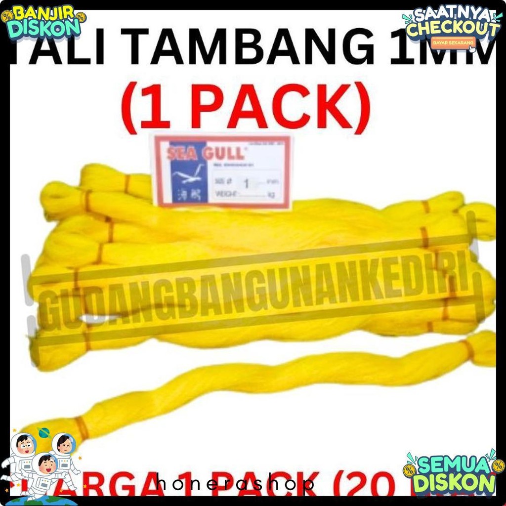 

[1 Pack] Tali Tambang 1Mm 1 Pack 20Pcs Ikat / Tali Tampar 1Mm / Tampar Plastik Buat Pasang Keramik / Benang Pondasi Rumah Seagull Sea Gull 20 Ikat 1 Pack 1Pack Flash Sale! Diskon Hingga 70%