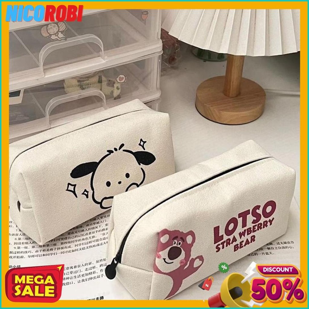 

Ins Pacha Anjing Tas Pensil Cute Strawberry Bear Tas Pensil Jaring Merah Kapasitas Besar Siswa Sekolah Dasar Smp Peralatan Penyimpanan Tas Diskon Setengah Harga