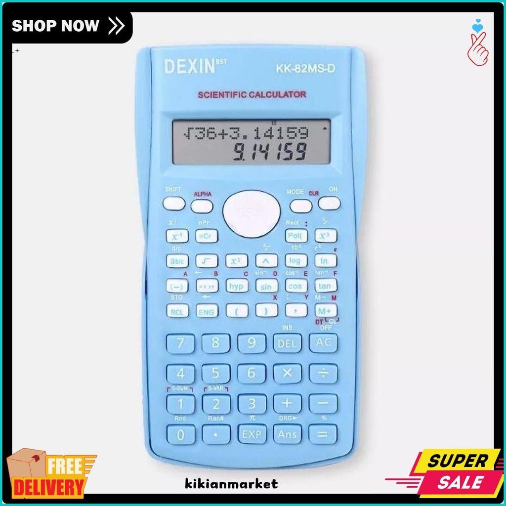 

Kalkulator Ilmiah Scientific Dexin Kk-82Ms Terlaris! Produk Ini Banyak Dicari