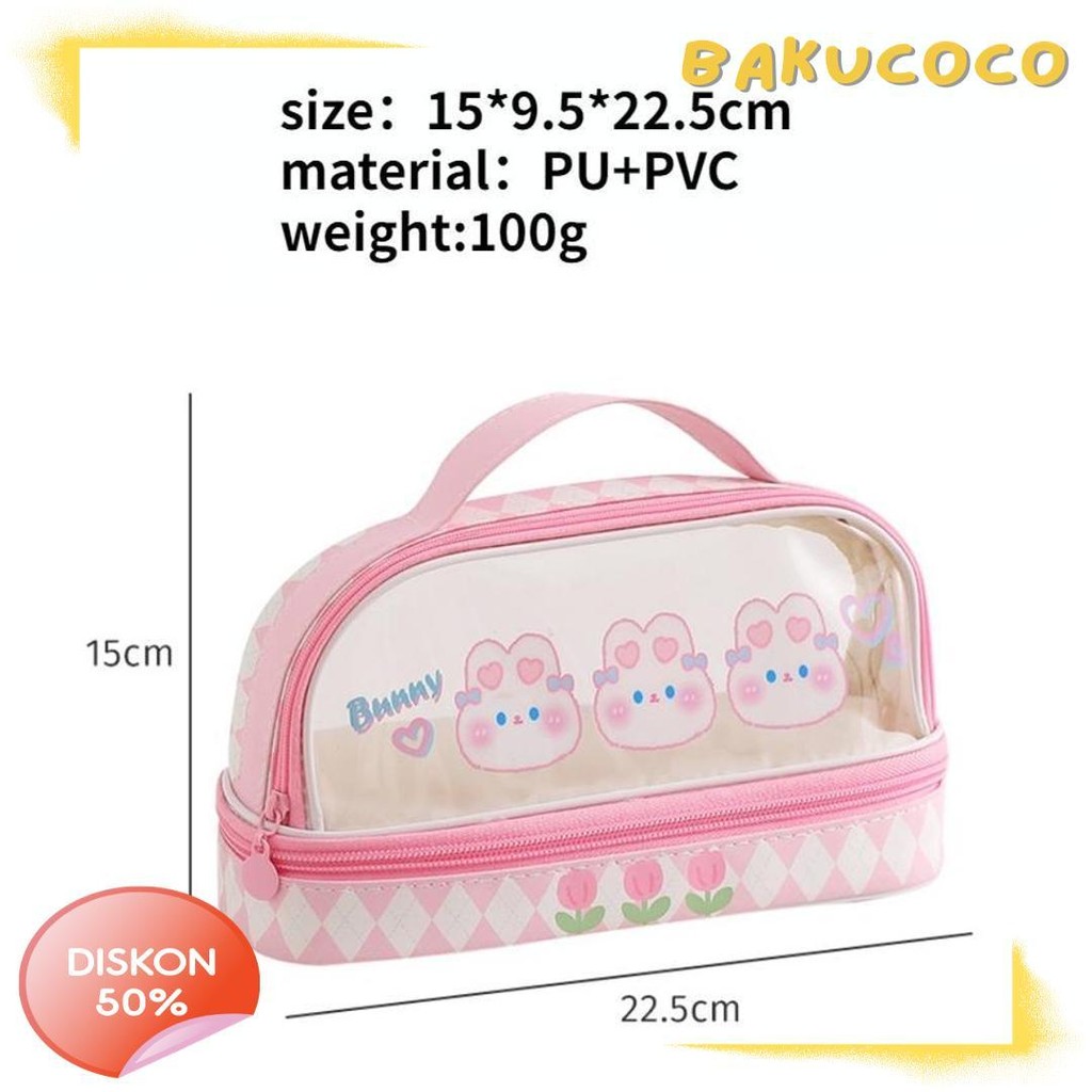 

Kartun Baru Kapasitas Pen Bag Storage Bag Untuk Mahasiswa Sma Junior Portable Cute Simple Stationery Box Diskon