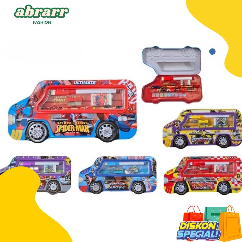 

Kotak Pensil Bahan Kaleng Model Truk Besar Pencil Case Tempat Pensil Flash Sale! Diskon Hingga 70%