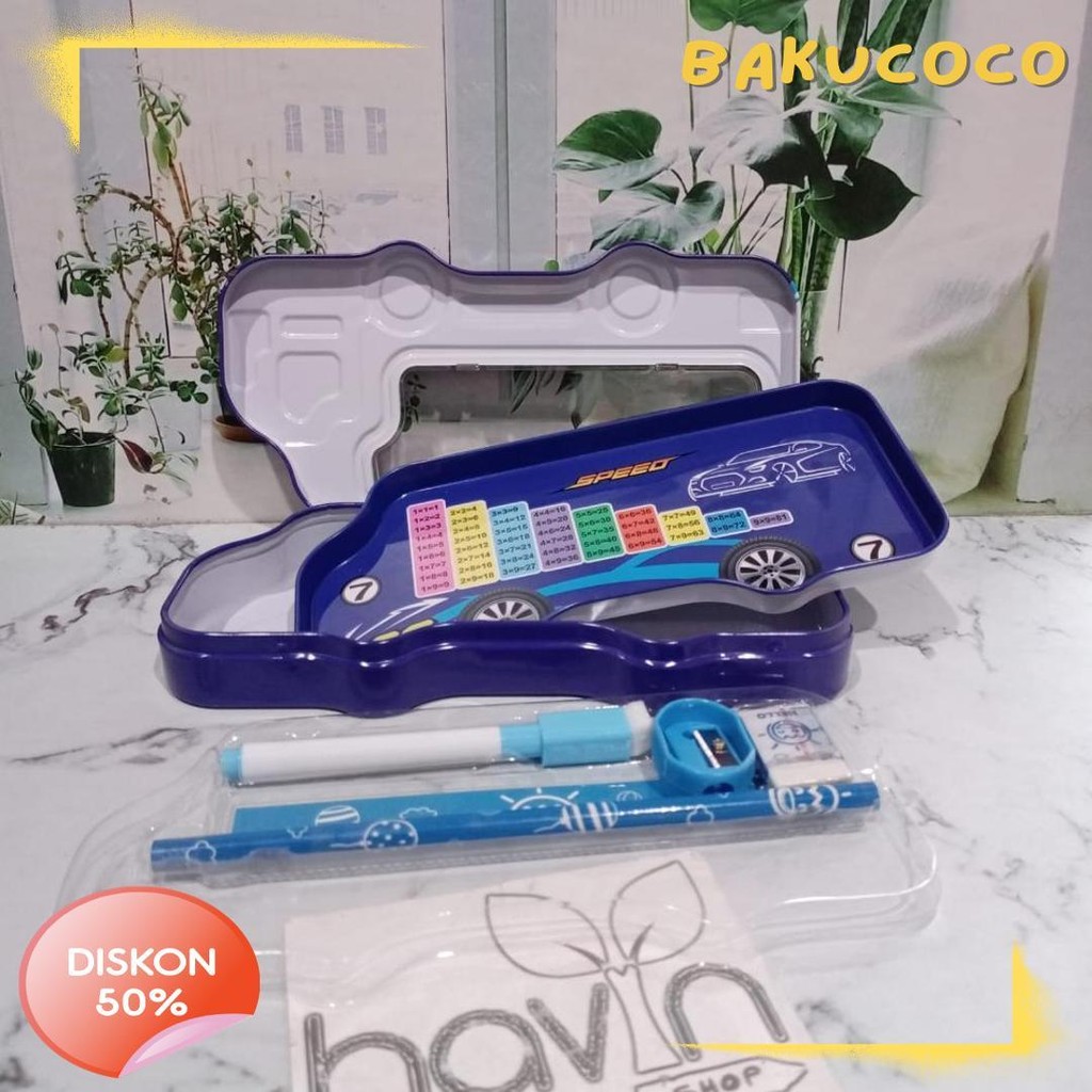 

Kotak Pensil Bahan Kaleng Model Truk Besar Pencil Case Tempat Pensil Flash Sale! Diskon Hingga 70%