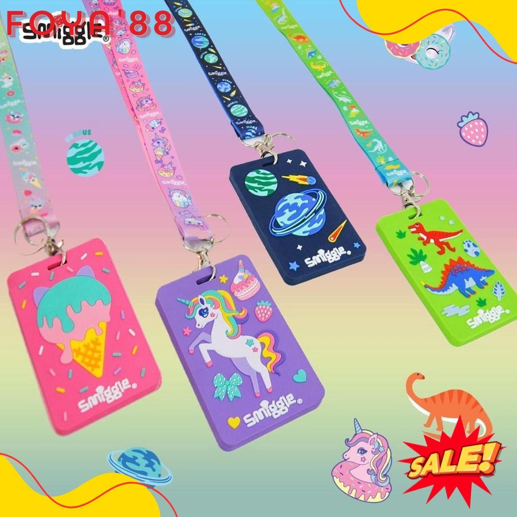 

Smiggle Bag Tag Card Holder Dengan Tali Lanyard Terlaris! Produk Ini Banyak Dicari