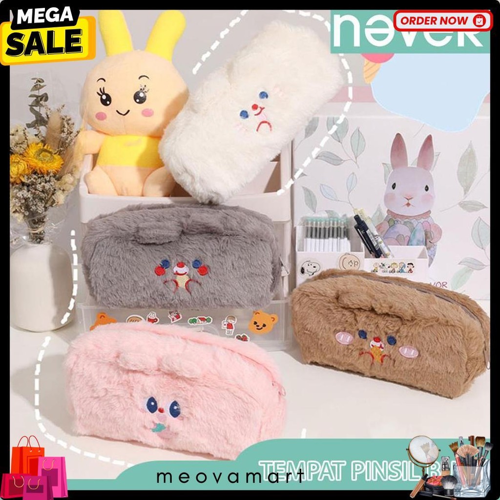 

Never Official- Tempat Pensil Bulu Soft Cute/ Tas Pensil Kosmetik/ Pouch Makeup Kecil Diskon