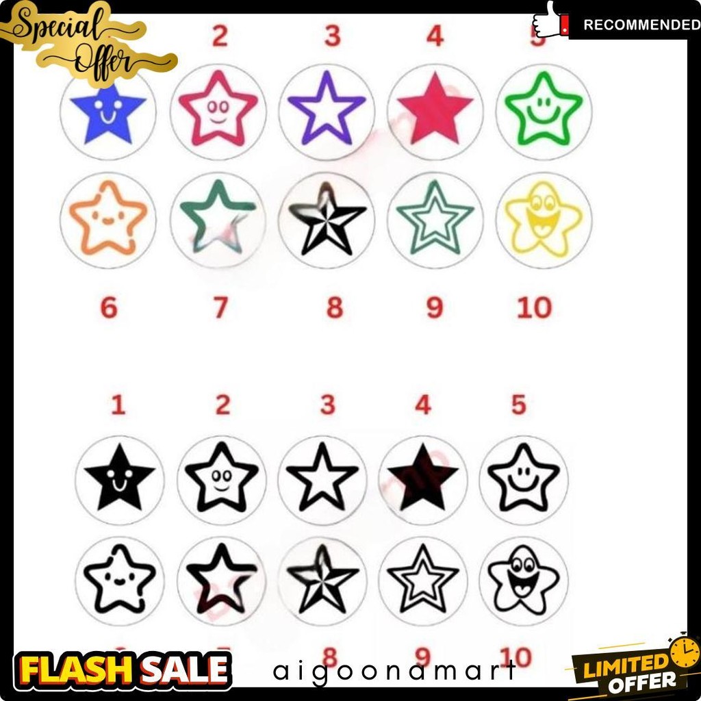 

Stempel Flash Reward Bintang 1 Terlaris! Produk Ini Banyak Dicari