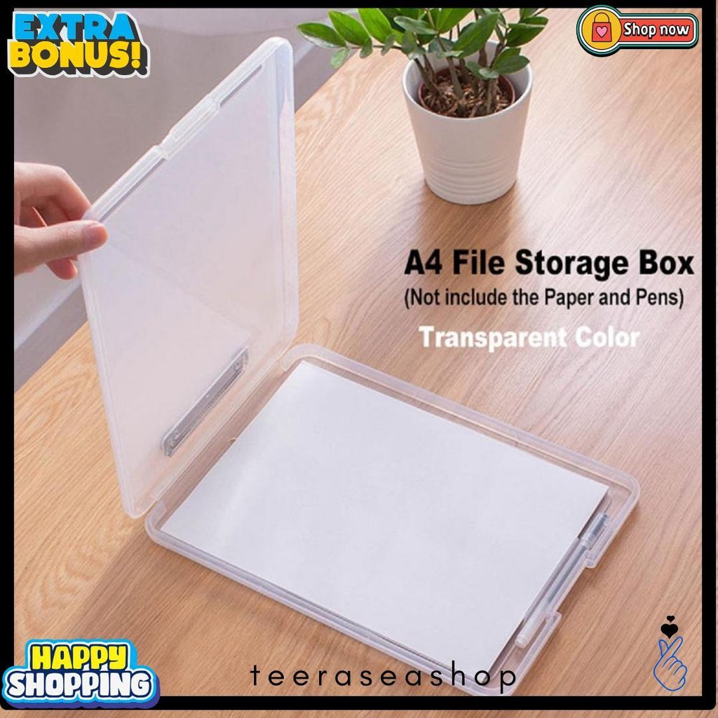

Clipboard + Storage Alas Papan Ujian / Papan Jalan 2In1 / Clipboard 2 In 1 / Clip Board A4 Diskon
