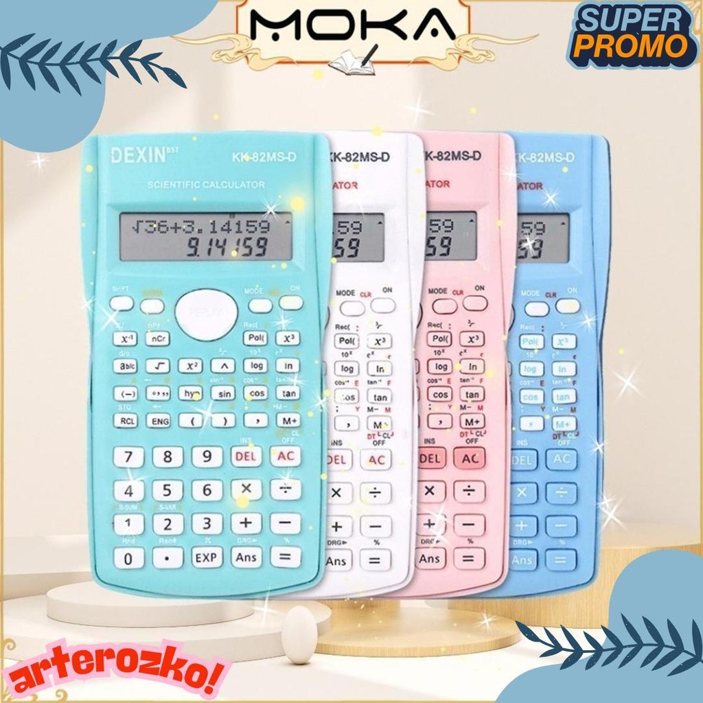 

Moka Scientific Kalkulator / Alat Hitung / Kalkulator Ilmiah Mks04 Terlengkap Dan Termurah