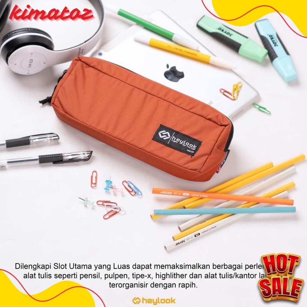 

Heylook Official - Tempat Pensil Nami Kotak Pensil Simple Pencil Case Kostak Anak Atk Sekolah Kuliah Kantor Kerja Diskon Setengah Harga