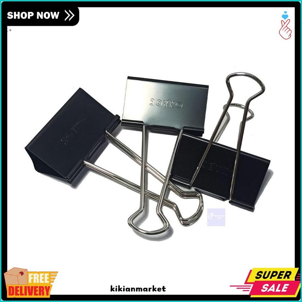 

Joyko - Binder Clip No.300 - Penjepit Kertas - Pack Diskon