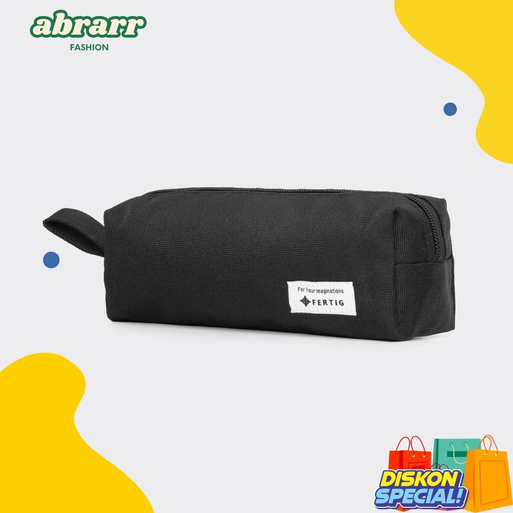 

Fertig - Melbi Black - Pencil Case - Tempat Kotak Pensil - Cocok Untuk Perlengkapan Sekolah/Kantor Terlaris! Produk Ini Banyak Dicari