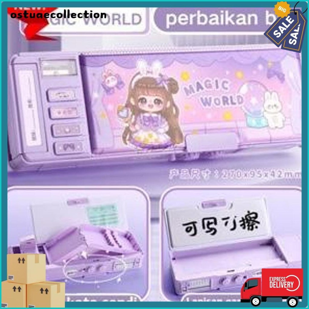 

Tempat Pensil Multifungsi Motif Unicorn / Dinosaurus / Astronot Untuk Anak Tk/Kotak Pensil Pola Kartun Lapisan Ganda Tunggal Dengan Rautan Kapasitas Flash Sale! Diskon Hingga 70%