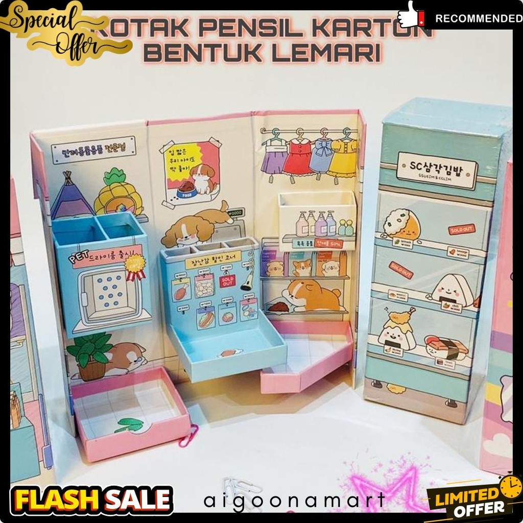 

Hd Kotak Pensil Karton Rak Berdiri Tingkat/Pencil Case/Pencil Box Flash Sale! Diskon Hingga 70%