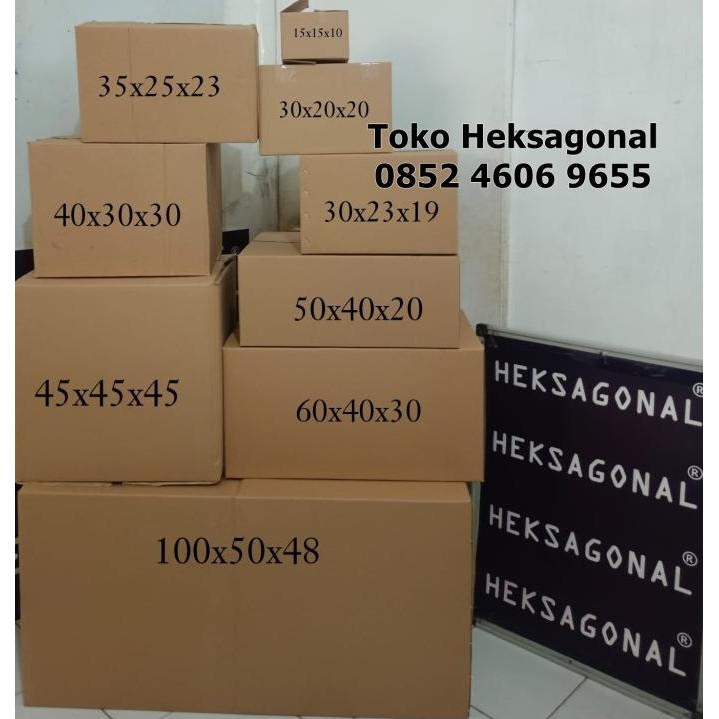 Termantab] Kardus Karton Box Packing Polos Tebal Balikpapan
