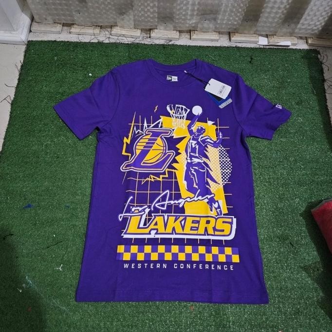 New EraOriginalLa Lakers Tee Purple Bnwt Co