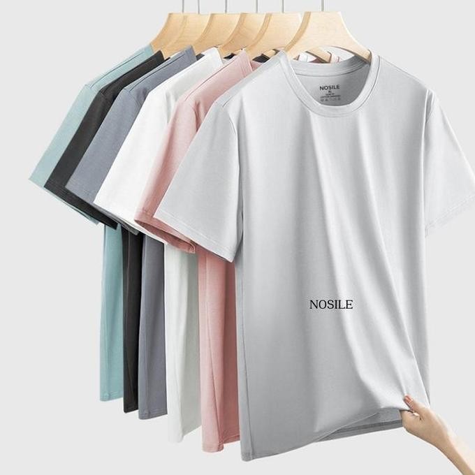 Murah Nosile Kaos Polos Unisex Cotton Combed 40S