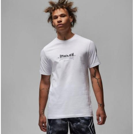 Kaos Nike Basketball Jordan Sport Short Sleeve Fd7001-100 Co