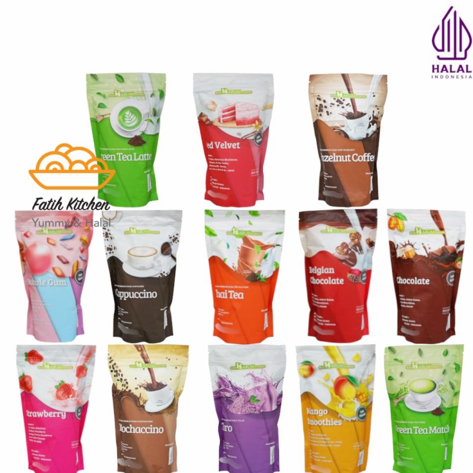

Budi Harum Powder Bubu Numan Einian Anea Raa Gram Gula Varian Matcha Taro Cappucino