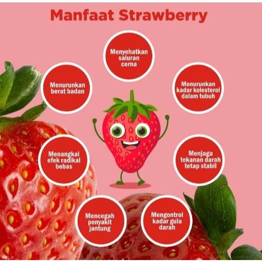 

VE29 NAKOCI Freeze Dried Strawberry - Snack Buah Kering Stroberi Premium 50gram Premium