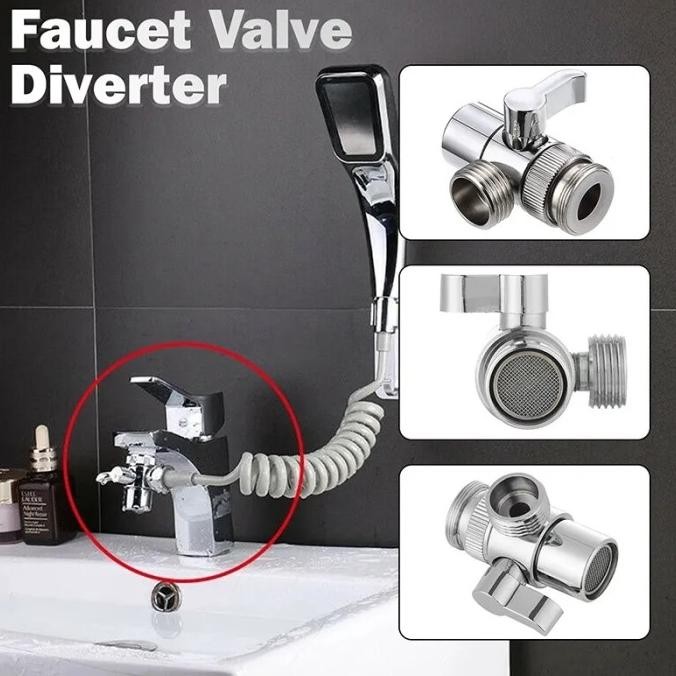 "'''] stop valve keran air splitter basin bathtub kitchen sink kran diverter