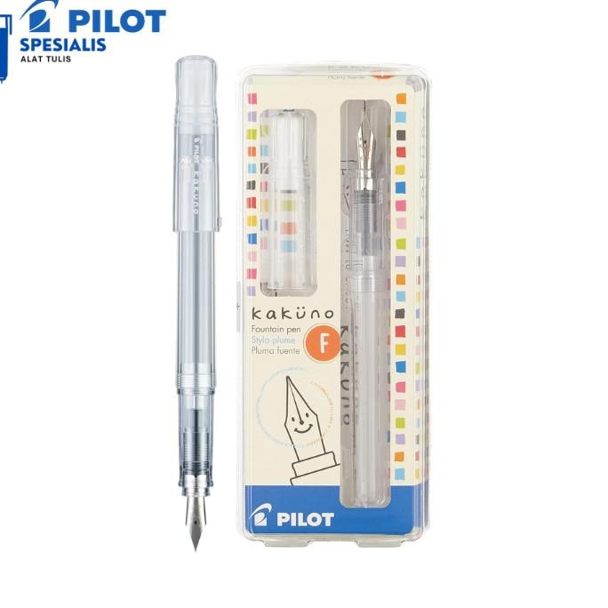 

TERBARU - PILOT KAKUNO BARREL CLEAR FOUNTAIN PEN / PEN TINTA FKA-1SR-NC