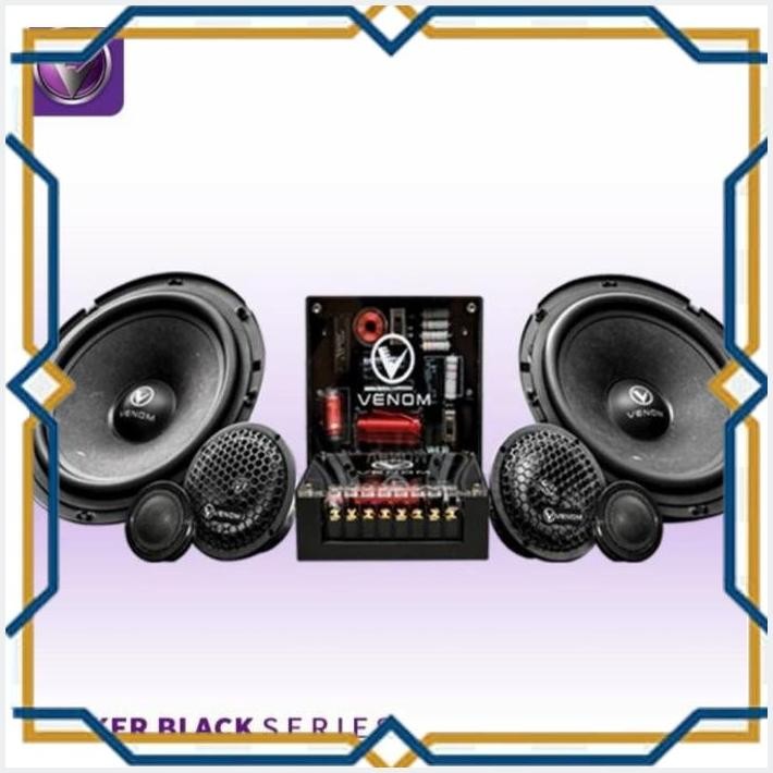 [KDV] SPEAKER 3 WAY VENOM BLACK VX 6.3 B / VENOM BLACK SERIES